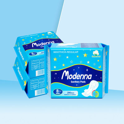 좋은 가격 285mm 일회용 목화 위생용 냅킨 최고 가격 고품질 경쟁력 있는 가격 Feel Free 위생용 냅킨 온라인으로