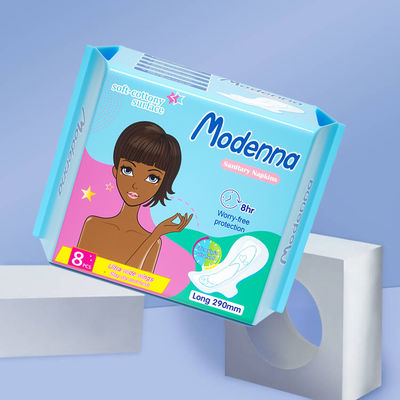 좋은 가격 야간 사용 위생용 냅킨 엑스트라 긴 자연스러운 여자의 패드 부드러운 떨어졌다 온라인으로