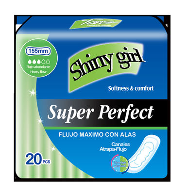 좋은 가격 백색과 흡수 용량 50-200ml의 두꺼운 일회용 위생 패널 온라인으로