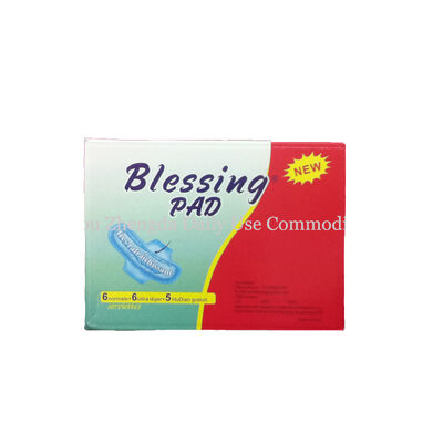 좋은 가격 Wholesale Blessing Pad Cotton Breathable Sanitary Napkins with Super High Absorbency & Winged Design for Africa Market 온라인으로