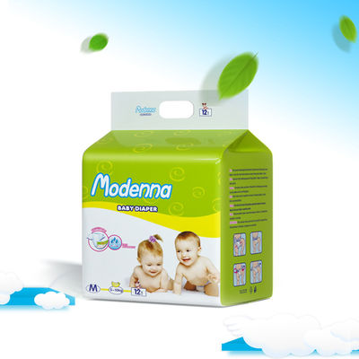 소형 3-6 Kg 일회용 아기 기저귀 통기성 초흡수체는 마술 타입을 끌어올립니다